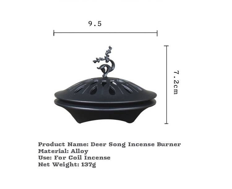 B2B Traditional Chinese Incense Burner – Deer Finial – Ready to Brand B2B Traditional Chinese Incense Burner – Deer Finial – Ready to Brand