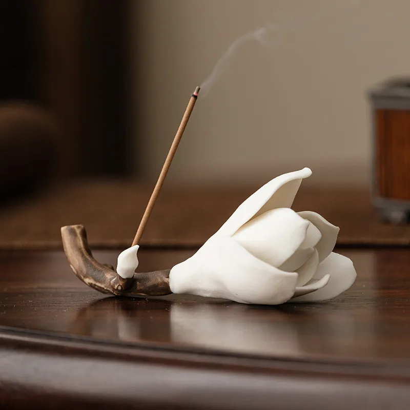 Wholesale Handcrafted Magnolia Incense Holder