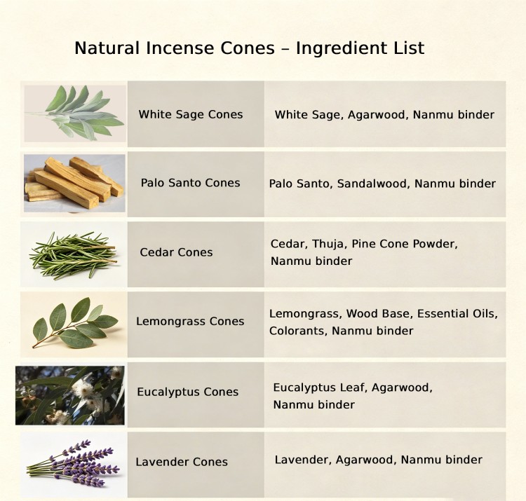 Natural Incense Cones With Custom Packaging &ndash; Bulk