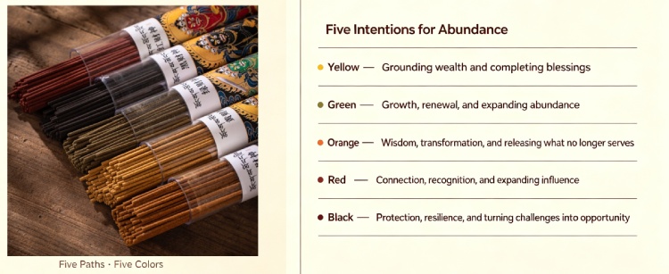 Prosperity Incense Sticks &ndash; 80 Per Tube &ndash; Wholesale