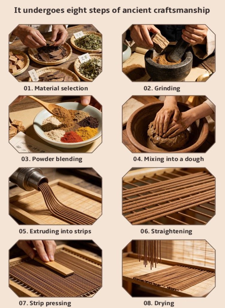 crafted through eight traditional, time-honored manual processes