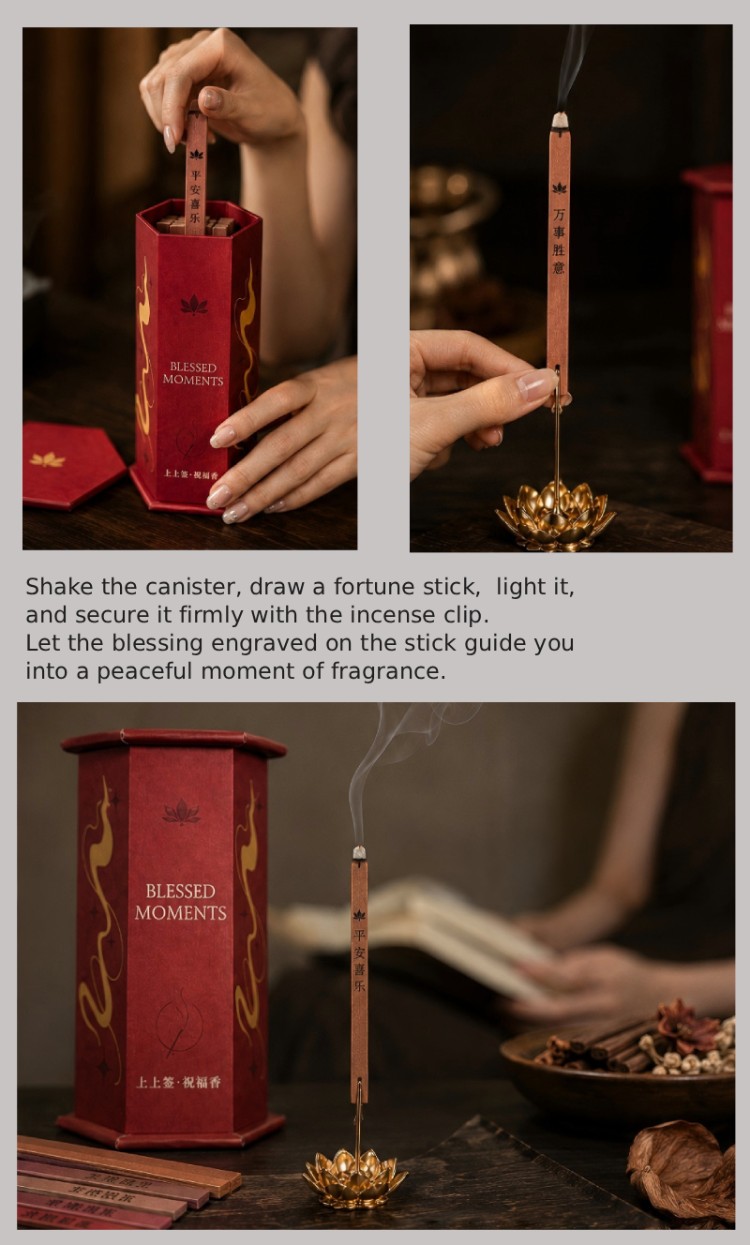 Engraved Fortune Incense Sticks &ndash; B2B Gift Supplier