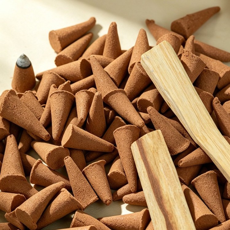 Wholesale Natural Palo Santo & White Sag Incense Cones