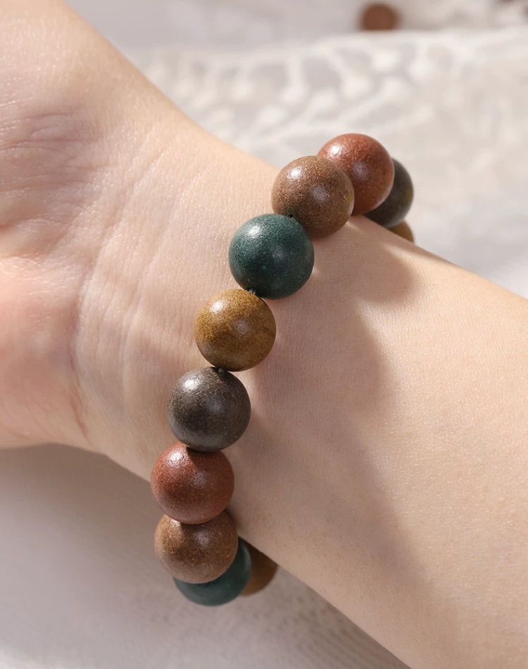 Natural Herbal Five Elements Beads For Jewelry Makers Wholesale