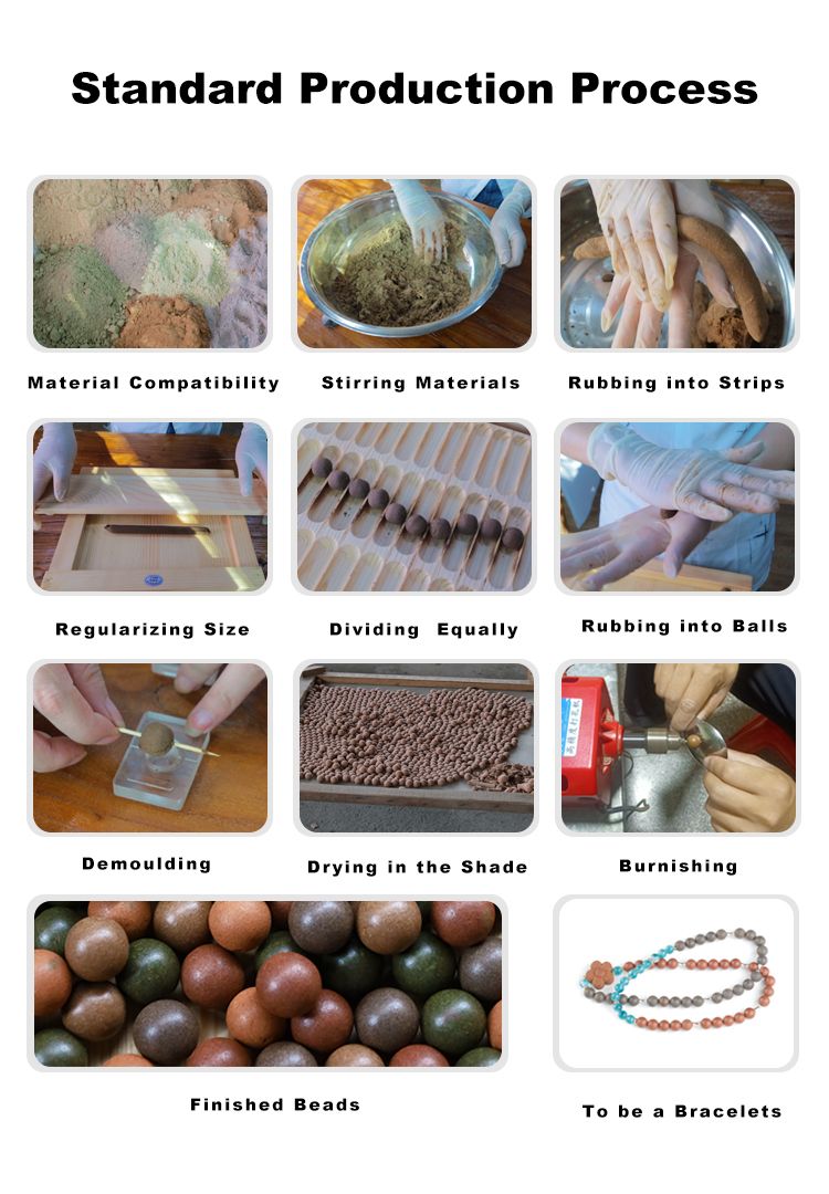 Handmade Chinese Natural Herbal Scented Beads For Retail And OEM