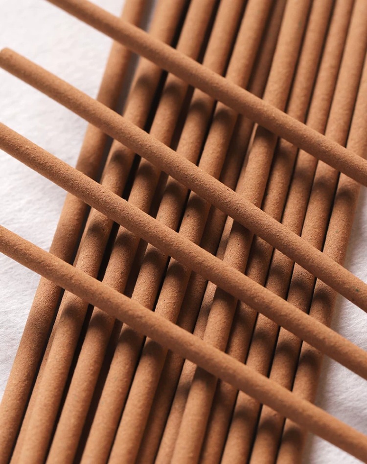 perfume incense clean burn ash Clean burning natural wood incense stick with white ash, long-lasting perfume scent for meditation.